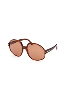 Tom Ford Women Lens & Round Sunglasses with UV Protected Lens FT0991_52E