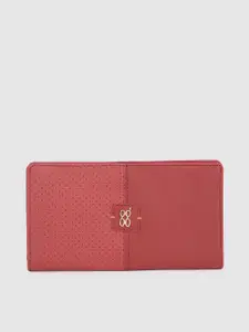 Baggit Women Perforations Two Fold Wallet