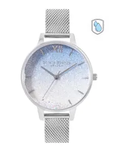 Olivia Burton Women Embellished Under The Sea Bracelet Style Watch OB16US62-Silver