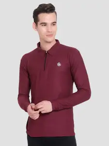 DIAZ Polo Collar Long Sleeves T-shirt