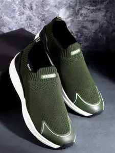 WROGN Men Woven Design Running Shoes