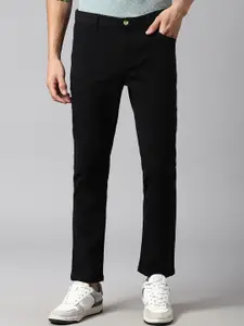 Dennis Lingo Men Mid-Rise Comfort Slim Fit Chinos Trousers