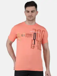 Monte Carlo Round Neck Typography Printed T-shirt