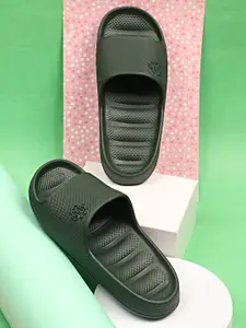 NEOZ Men Rubber Slider Flip Flops