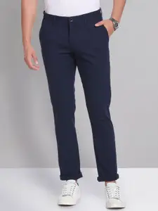 AD By Arvind Modern Slim Fit Solid Casual Chinos