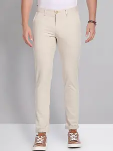 AD By Arvind Solid Twill Casual Chinos