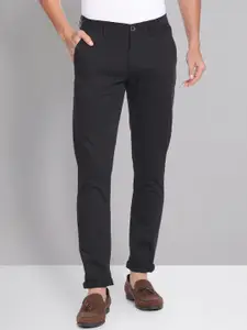AD By Arvind Men Mid-Rise Slim Fit Chinos Trousers