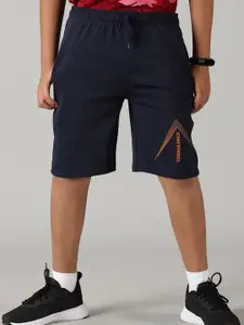 KiddoPanti Boys Typography Printed Sports Shorts