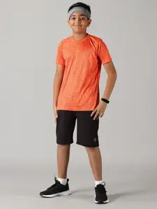 KiddoPanti Boys Printed SportsT-shirt with Shorts