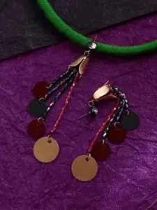 Mali Fionna Multicoloured Contemporary Drop Earrings