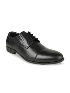 Regal Men Textured Leather Formal Oxfords