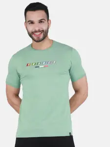 Monte Carlo Typography Printed Slim Fit Round neck T-shirt