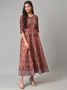 W Ethnic Motifs Ethnic Maxi Dress
