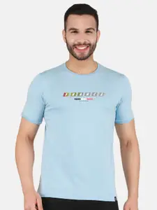 Monte Carlo Typography Printed Round Neck Cotton T-shirt