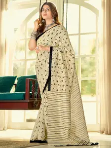 Saree mall Abstract Printed Dabu Sarees