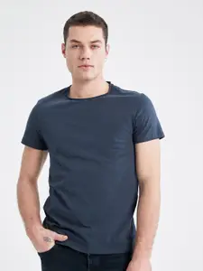 DeFacto Short Sleeve Round Neck Slim Fit T-shirt