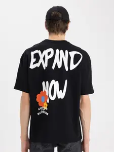 DeFacto Typography Printed Cotton T-shirt
