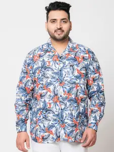 Bene Kleed Plus Classic Floral Printed Pure Cotton Casual Shirt