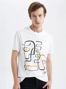 DeFacto Graphic Printed Cotton T-shirt