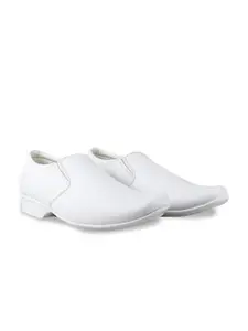 HikBi Men Leather Formal Slip-On Shoes