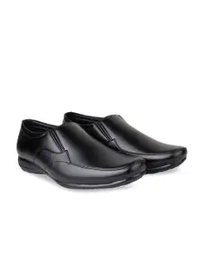 HikBi Men Leather Formal Slip-On Shoes