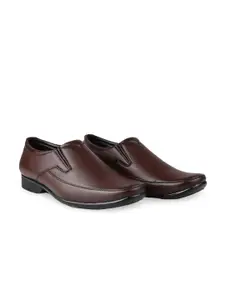 HikBi Men Leather Anti-Skid Formal Slip-On Shoes