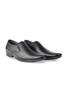 HikBi Men Leather Antiskid Stability Formal Slip-On Shoes