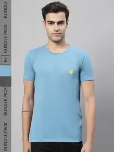 MACK JONNEY Pack Of 2 Printed Cotton T-shirt