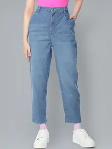 Flying Machine Women High-Rise Light Fade Stretchable Relaxed Fit Jeans