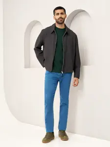 The Pant Project Men Royal Blue Slim Fit Stretchable Cotton Jeans