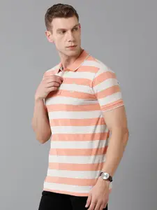 Classic Polo Striped Polo Collar Cotton Slim Fit T-shirt