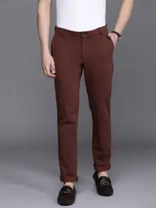 Louis Philippe Sport Men Slim Fit Low-Rise Trousers