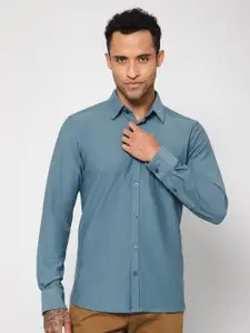 Cantabil Men Cotton Spread Collar Opaque Casual Shirt
