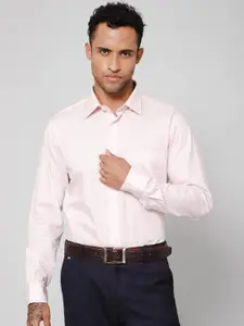 Cantabil Long Sleeves Spread Collar Cotton Formal Shirt