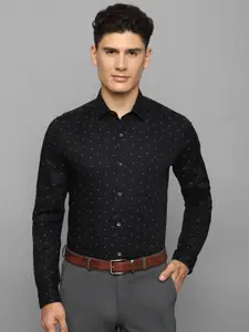 Allen Solly Printed Micro Ditsy Slim Fit Opaque Pure Cotton Formal Shirt