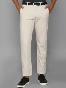 Allen Solly Men Cotton Mid-Rise Slim Fit Trousers