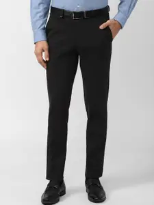 Van Heusen Men Mid-Rise Slim Fit Formal Trousers
