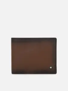 Louis Philippe Men Leather Two Fold Wallet