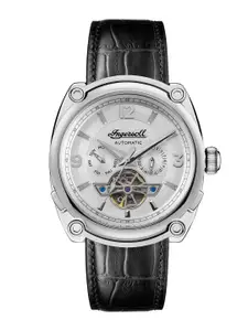 Ingersoll The Michigan Men Leather Straps Multi Function Automatic Motion Watch I01105