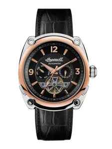 Ingersoll The Michigan Men Leather Straps Automatic Motion Powered Watch I01102B