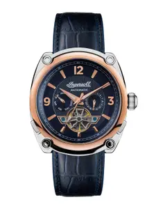 Ingersoll The Michigan Men Leather Straps Multi Function Automatic Motion Watch I01101B