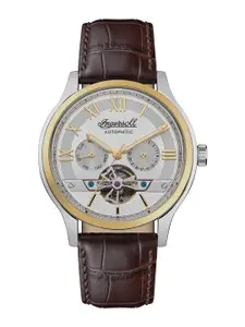 Ingersoll The Tempest Men Leather Straps Multi Function Automatic Motion Watch I12101