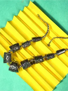 Bamboo Tree Jewels Alloy Artificial Beads Necklace
