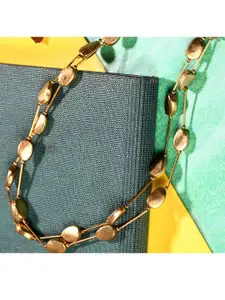 Bamboo Tree Jewels Alloy Artificial Beads Necklace