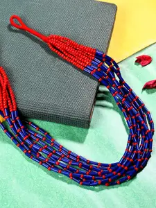 Bamboo Tree Jewels Alloy Artificial Beads Necklace