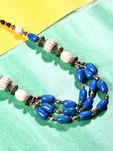 Bamboo Tree Jewels Long Beaded Statement Necklace
