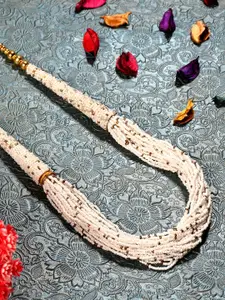 Bamboo Tree Jewels Long Beaded Statement Necklace