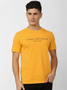 Van Heusen Sport Typography Printed Cotton T-shirt