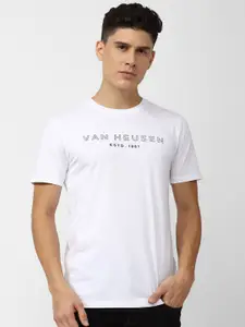 Van Heusen Sport Typography Printed Cotton T-shirt