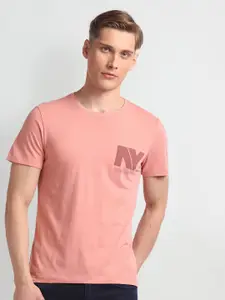 Arrow New York Men Cotton Regular Fit T-shirt